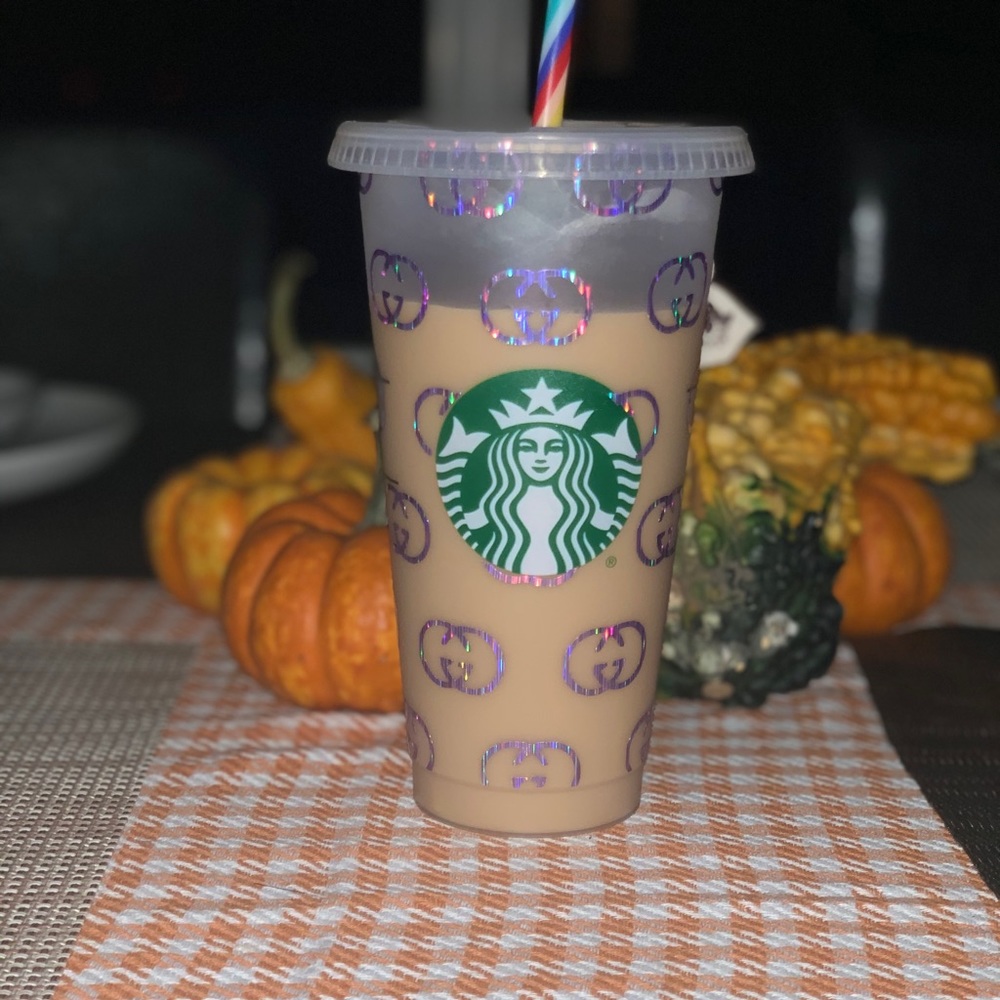 Gucci 24oz BPA-Free Starbucks Cold Cup (Custom)